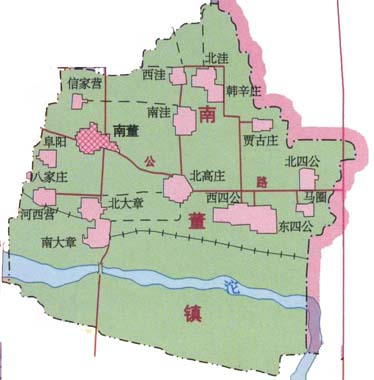 藁城区行政村地图图片